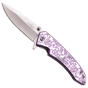 Femme Fatale Mirror Blade Folding Knife