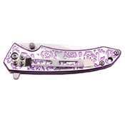 Femme Fatale Mirror Blade Folding Knife