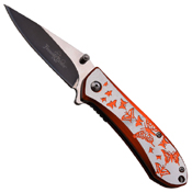 Femme Fatale Two Tone Anodized Aluminum Handle Folding Knife