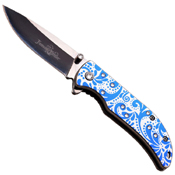 Femme Fatale 3.75 Inch Closed Mirror Polished Blade Folding Knife
