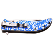 Femme Fatale 3.75 Inch Closed Mirror Polished Blade Folding Knife