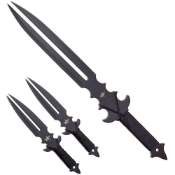 FM-682 Sword - Black Stainless Steel Blade