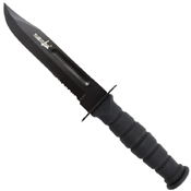 Survivor Knife Serrated Edge Fixed Blade Knife