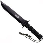 Survivor Fixed Blade Knife w/ Survival Kit