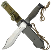 Heckler and Koch 5 Inch Blade Reverse Saw Serrated Fixed Knife