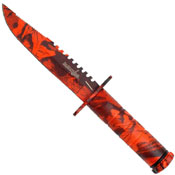 Master Cutlery HK-690 4.25 Inch Blade Survival Knife w/ Survival Kit and Compass