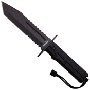 Survivor HK-796 Half Serrated Edge w/ Shaw Back Blade Fixed Knife