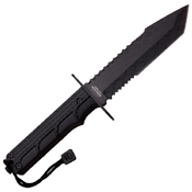 Survivor HK-796 Half Serrated Edge w/ Shaw Back Blade Fixed Knife