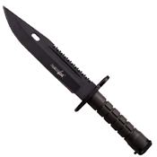 Survivor 7.7 Inch Fixed Knife Black Blade w/ Sheath