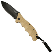 MTech USA G10 Spacer Folding Knife w/ Skull Trinket Lanyard