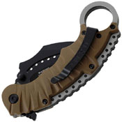 US Marines A1019 Half Serrated Edge 3.5 Inch Blade Folding Knife