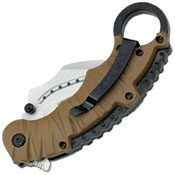 US Marines A1019 Half Serrated Edge 3.5 Inch Blade Folding Knife