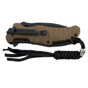 US Marine Half Serrated Blade Folding Knife