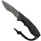 USMC Elite M-A1024GS 3.75 Grey Stainless Steel Blade Folding Knife