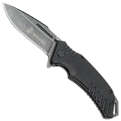 US Marines G10 Handle Folding Knife - Black