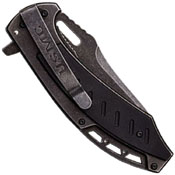 US Marines A1043BK Plain Edge Blade Folding Knife