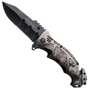 MTech USA Marines Folding Knife w/ Carbide Glass Breaker