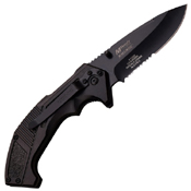 MTech USA Marines Orange Pivot Ring Folding Knife