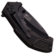 MTech USA Marines Orange Pivot Ring Folding Knife