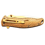 Masters Collection A019 Titanium Coated Folding Knife