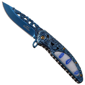Masters Collection MC-A020 Acrylic Handle Folding Knife