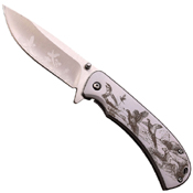 Masters Collection 3.5 Inch Laser Artwork Blade Folding Knife