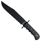 MTech USA Black Fixed Blade Knife W/ Nylon Sheath