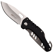 MTech USA Drop Point Blade Folding Knife w/ Waterproof Case