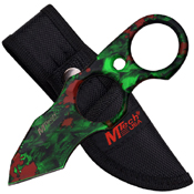 MTech USA 20-56GN Green Skull on Blade Fixed Knife