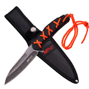 MTech USA 8.5 Inch Overall Fixed Knife w/ 1680D Nylon Sheath