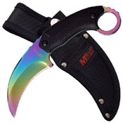 MTech USA Fixed Blade Karambit Knife w/ Nylon Sheath