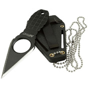 MTech USA 588 Fixed Blade Neck Knife with Nylon Fiber Sheath