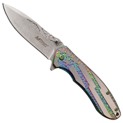 MTech USA 3Cr13 Steel Beadblast Folding Blade Knife