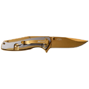 MTech USA A1044 Two Tone Stainless Steel Handle Folding Knife