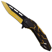 MTech USA A1054 Anodized Aluminum Handle Folding Knife