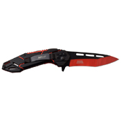 MTech USA A1054 Anodized Aluminum Handle Folding Knife