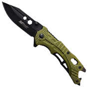 MTech USA A1058  Anodized Aluminum Handle Folding Knife
