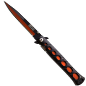 MTech USA MT-A317OR All Two Tone Black Orange Blade Folding Knife