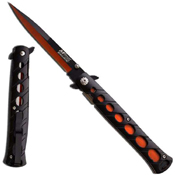 MTech USA MT-A317OR All Two Tone Black Orange Blade Folding Knife