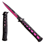 MTech USA MT-A317PK All Two Tone Black & Pink Blade Folding Knife