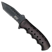 MTech USA MT-A839B Black Handle & Blade Folding Knife