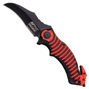 MTech USA A884 Half Serrated Edge Folding Knife
