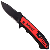 MTech USA A889 3.25 Inch Half Serrated Folding Blade Knife