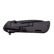 MTech USA A890BP Stainless Steel Handle Folding Knife - Black