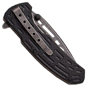 MTech USA A896 Stonewash Finish Folding Blade Knife