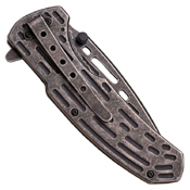 MTech USA A896 Stonewash Finish Folding Blade Knife