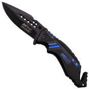 MTech USA A898 Anodized Aluminum Handle Folding Blade Knife