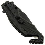 MTech USA A898 Anodized Aluminum Handle Folding Blade Knife