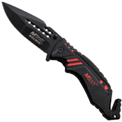 MTech USA A898 Anodized Aluminum Handle Folding Blade Knife
