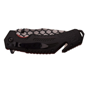 MTech USA 3.5mm Hexagon Pattern Blade Folding Knife